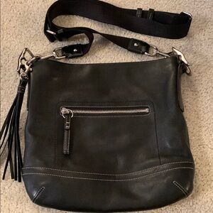 Vintage Coach 1415 Legacy Black Leather Soho Shoulder Bag/Crossbody Bag